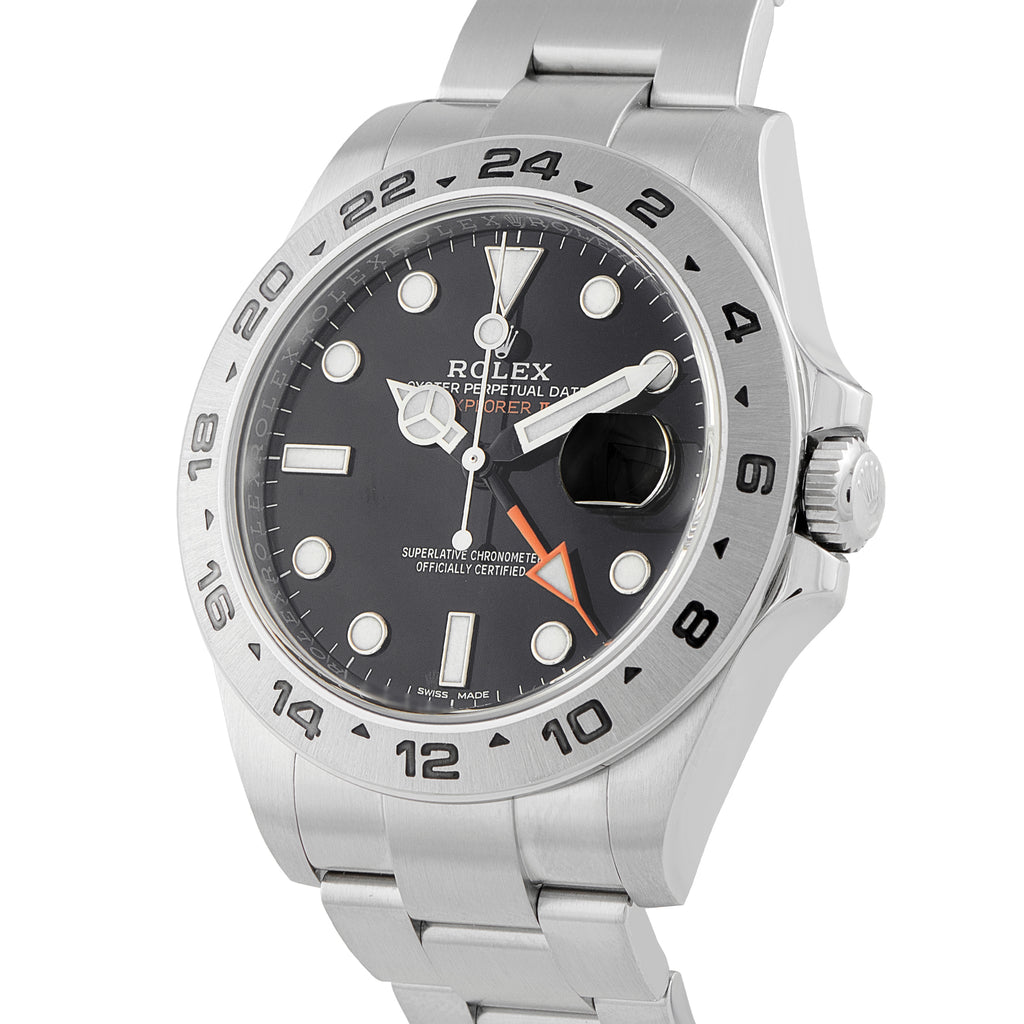 Rolex Explorer II Black Dial Steel Watch