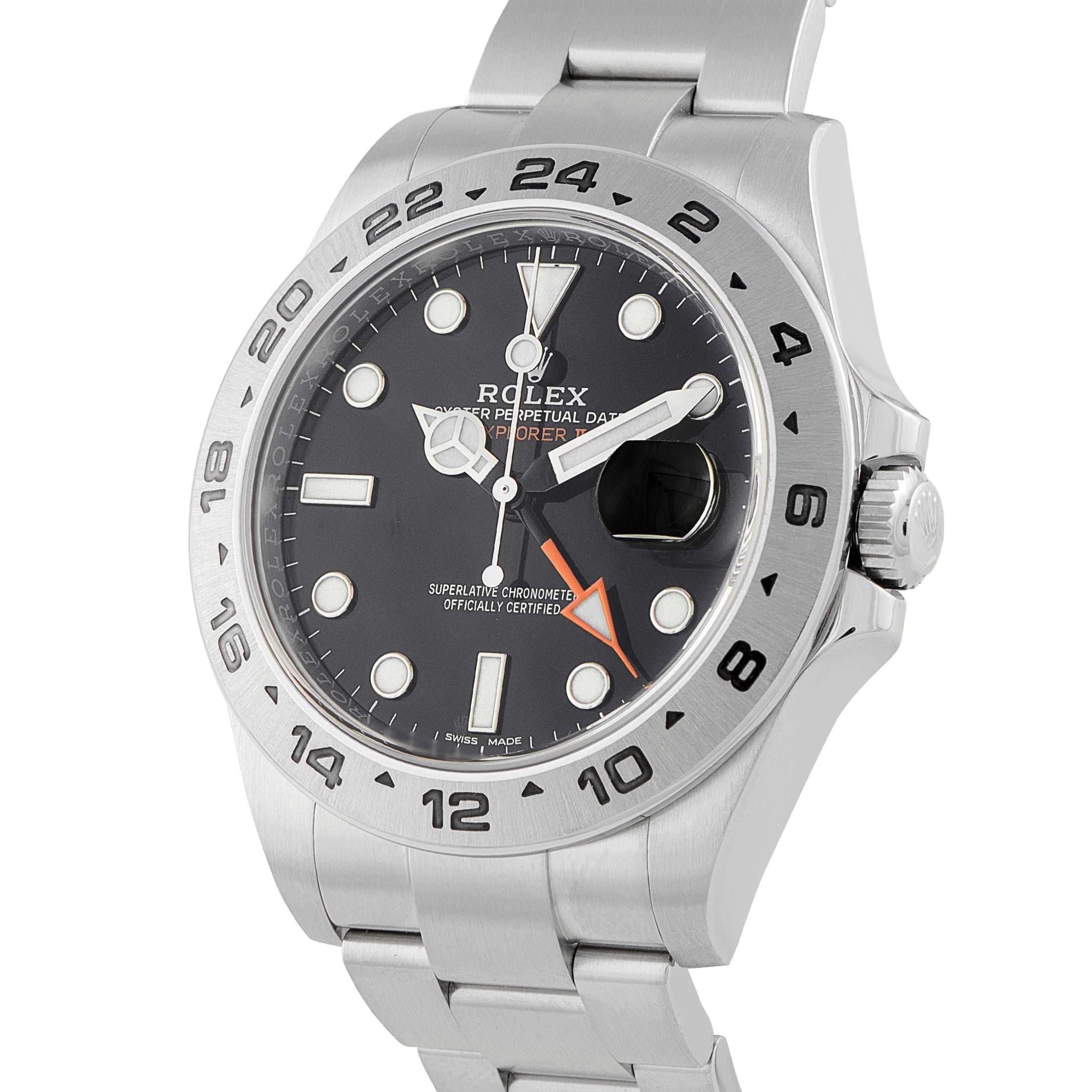 Rolex Explorer II Black Dial Steel Watch