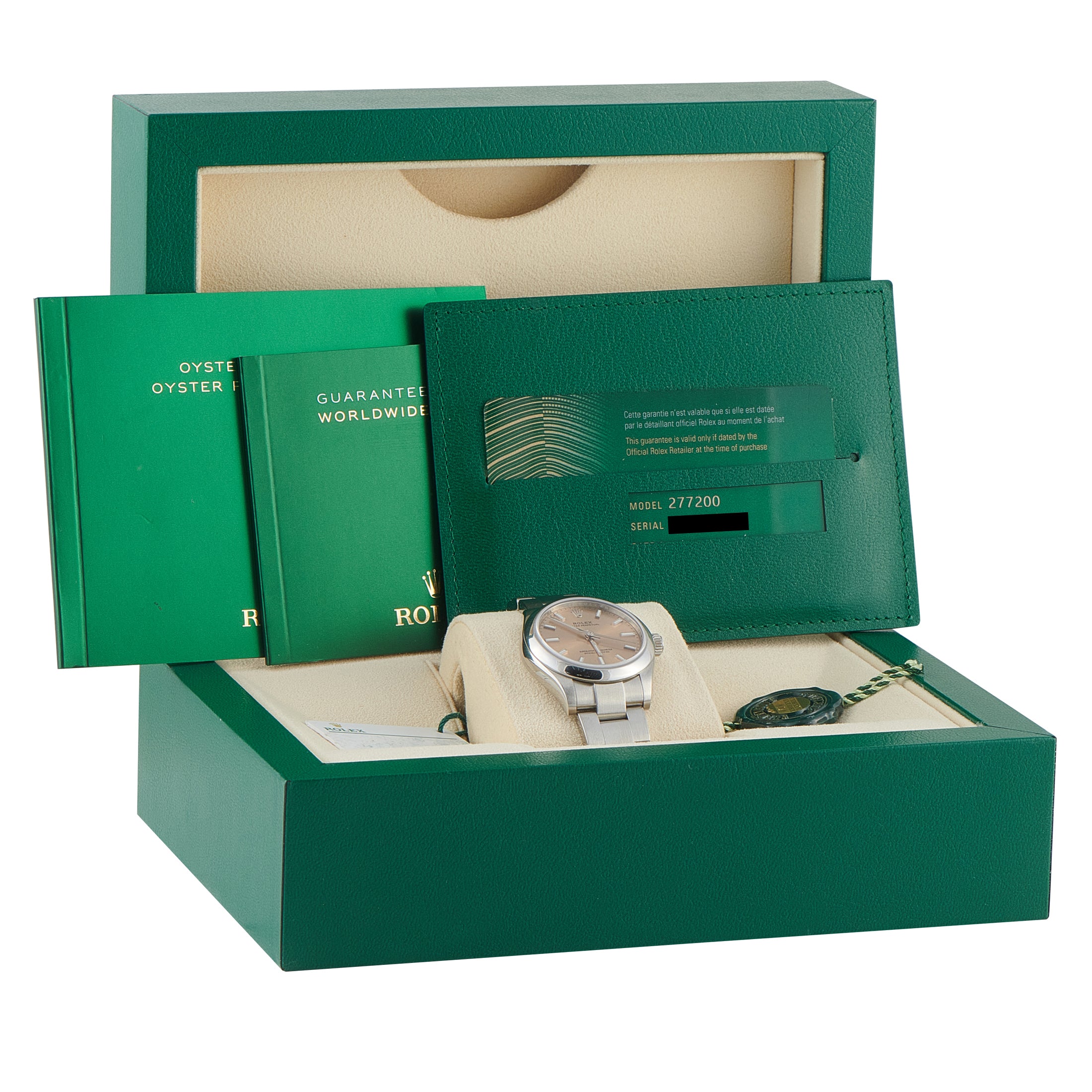 Rolex Oyster Perpetual 31 Pink Dial Oystersteel Watch