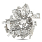 Seaman ScheppsPlatinum 4.50ct Diamond Brooch