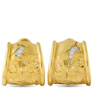 Seidengang Seiden Gang 18K Yellow Gold 0.15ct Diamond Athena Earrings