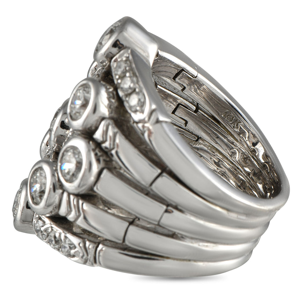 Sonia B. 18K White Gold 2.31ct Diamond Ring