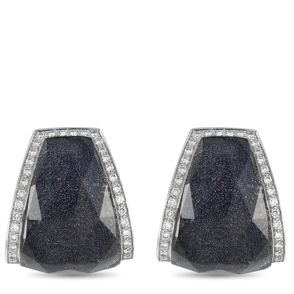 Stephen WebsterCrystal Haze 18K White Gold 1.0ct Diamond Earrings