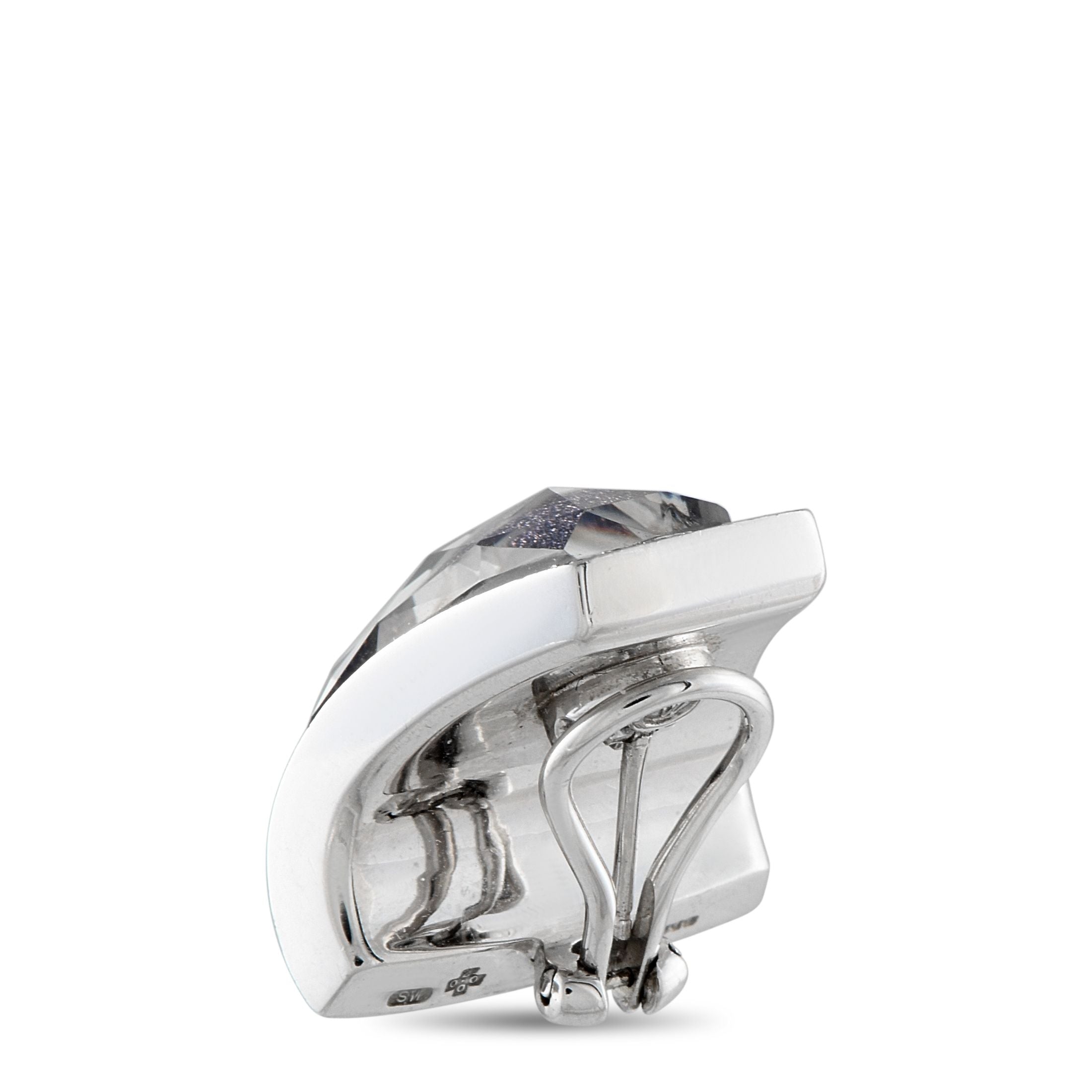 Stephen Webster Crystal Haze 18K White Gold 1.0ct Diamond Earrings