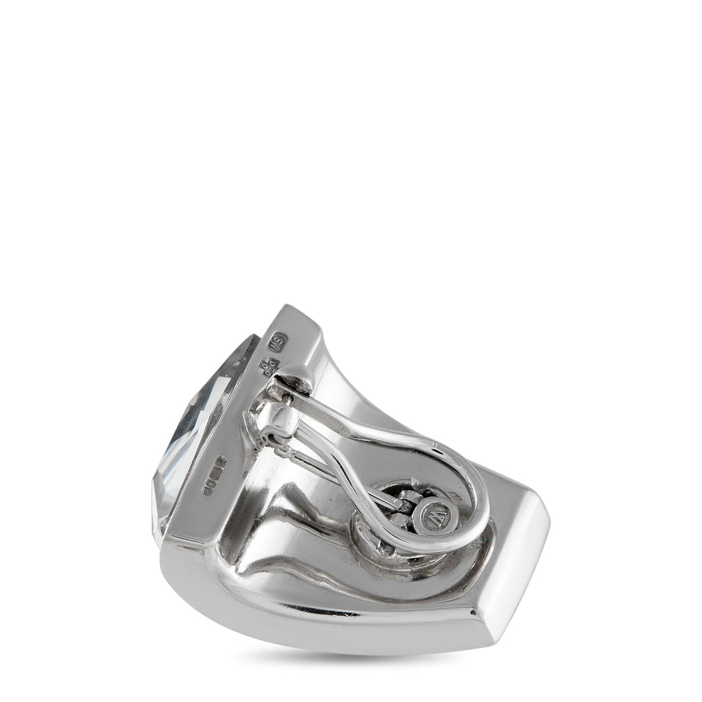 Stephen Webster Crystal Haze 18K White Gold 1.0ct Diamond Earrings