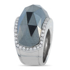 Stephen Webster 18K White Gold 0.55ct Diamond and Hematite Ring