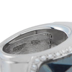 Stephen Webster 18K White Gold 0.55ct Diamond and Hematite Ring