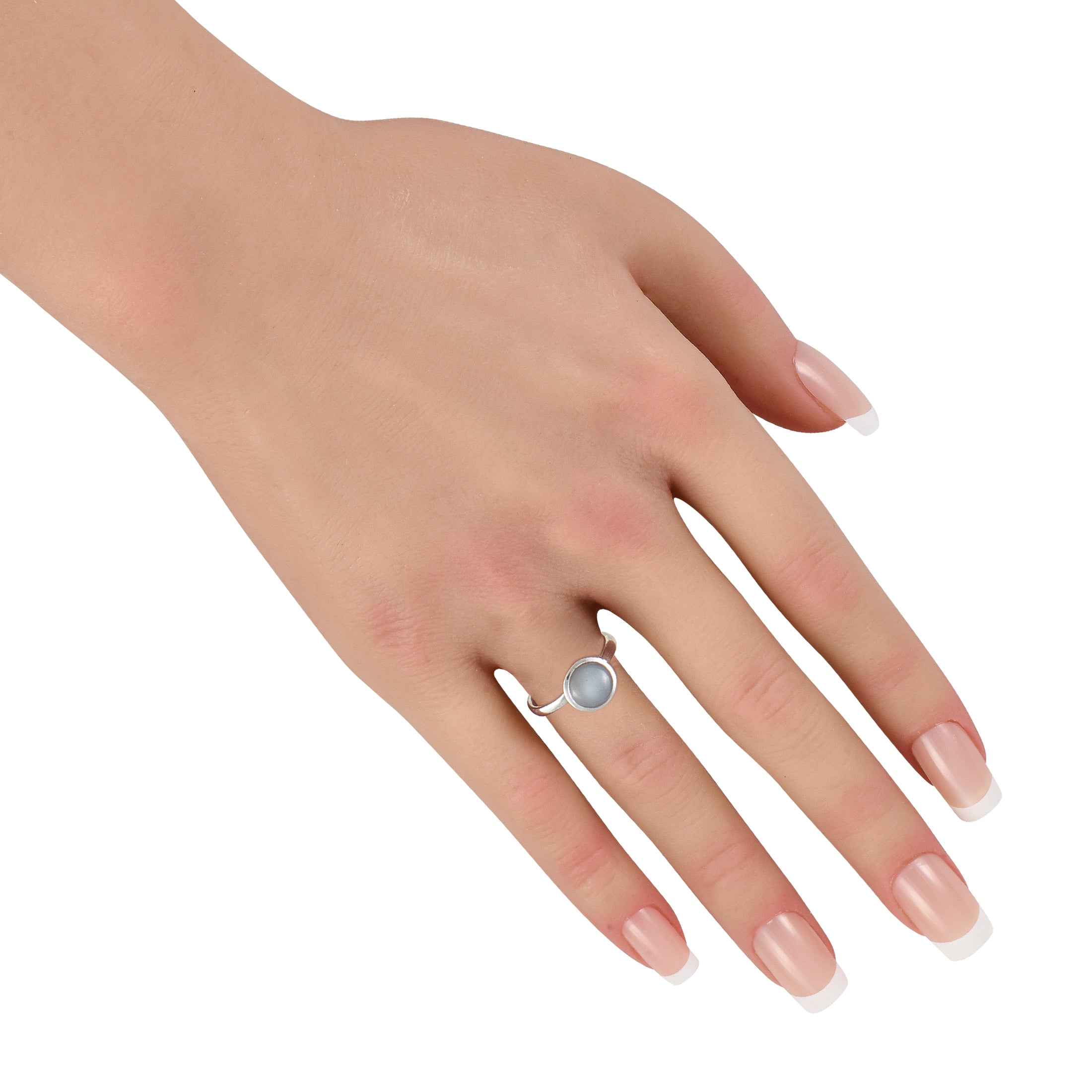 Tamara Comolli 18K White Gold Chalcedony Ring