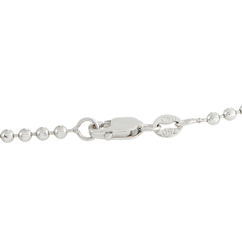 Theo Fennell 18K White Gold 1.0ct Diamond Cross Pendant
