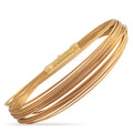 Tiffany & Co. 18K rose gold multistrand bracelet, stacked wire look