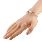 Tiffany & Co. Knot 18K White Gold 0.79ct Diamond Bangle