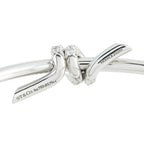 Tiffany & Co. Knot 18K White Gold 0.79ct Diamond Bangle