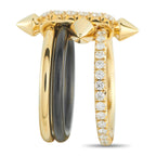 TIFFANY & CO. Tiffany & Co. Titan by Pharrell Williams 18K Yellow Gold and Titanium 1.14ct Diamond Ring