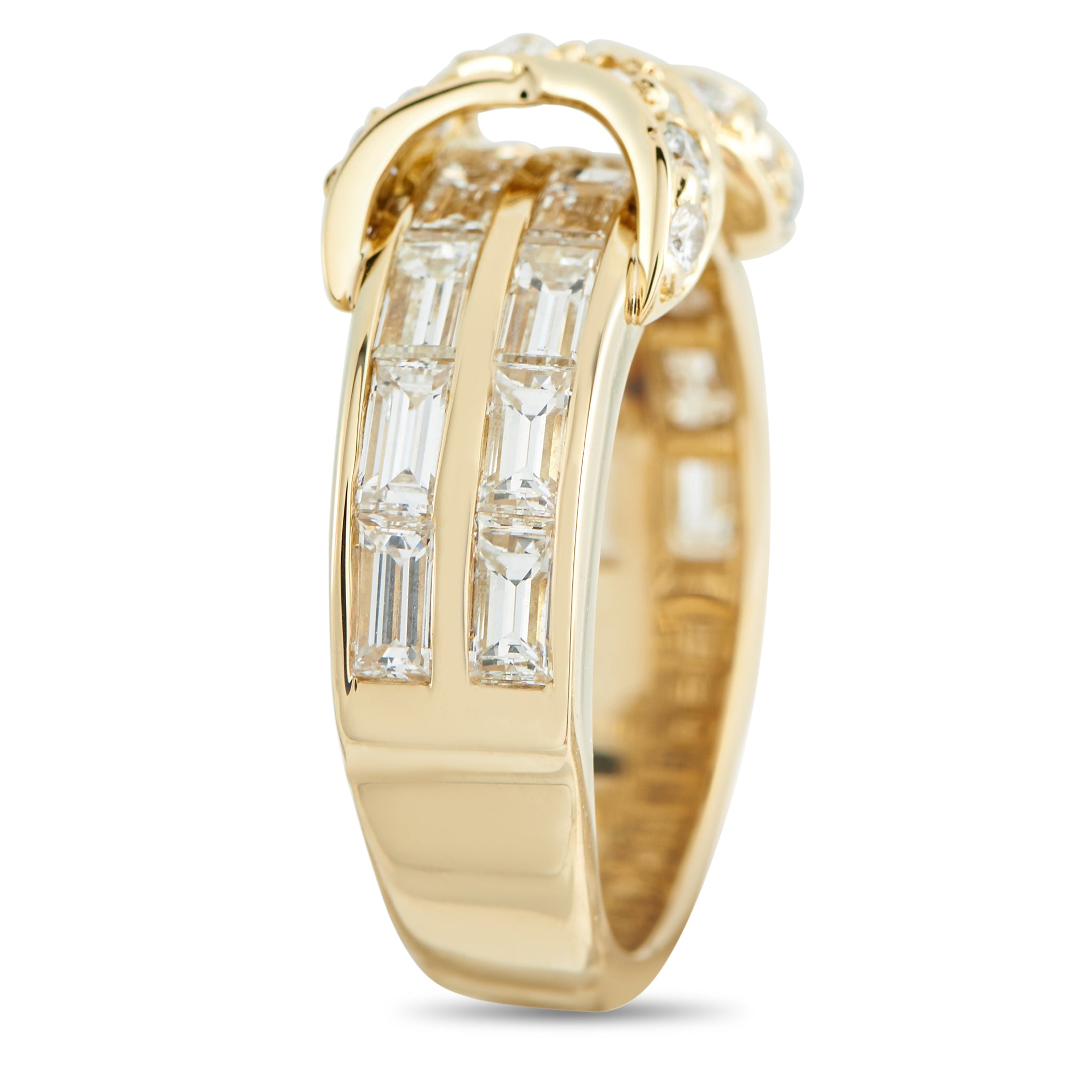Tiffany & Co. 18K Yellow Gold 1.75ct Diamond Ring