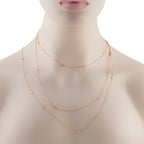 Tiffany & Co. Diamonds by the Yard 18K Rose Gold 2.50ct Diamond Necklace