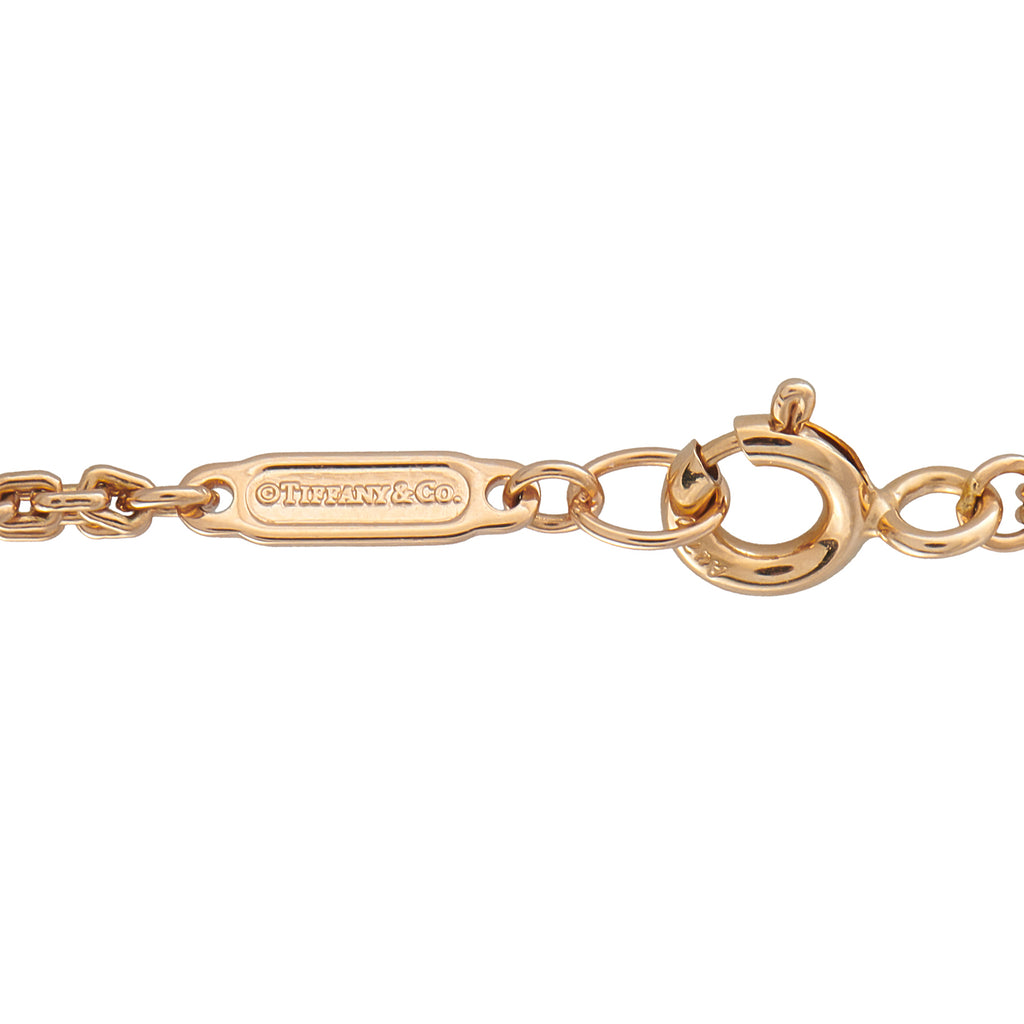 Tiffany & Co. HardWear 18K Rose Gold 0.74ct Diamond Double Link Large Pendant