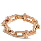 Tiffany & CO. HardWear 18K Rose Gold 0.26ct Diamond Ring