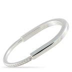 TIFFANY & CO. Tiffany & Co. 18K White Gold 1.20ct Diamond Lock Bracelet