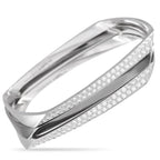 Tiffany & Co.Tiffany & Co. Gehry 18K White Gold 1.20ct Diamond Bracelet Set TI04-102824 – This Tiffany & Co