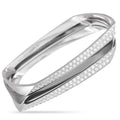 Tiffany & Co. Gehry 18K white gold diamond bracelet
