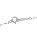 Tiffany & Co. 18K White Gold 0.64ct Diamond Heart Necklace