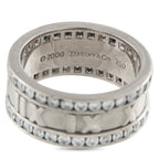 Tiffany & CO. Atlas 18K White Gold 1.65ct Diamond Eternity Ring