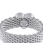 Tiffany & Co. 18K White Gold Diamond Heart Ring