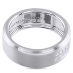 Tiffany & Co. Tiffany & Co. 18K White Gold Diamond Wide Band Ring