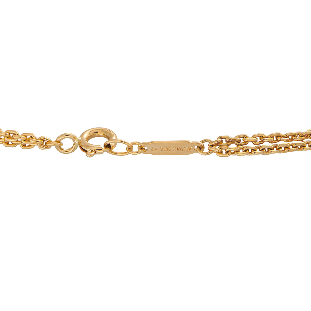 Tiffany & Co. Hard Wear 18K Yellow Gold 0.74ct Diamond Large Link Necklace