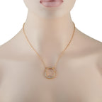 TIFFANY & CO. Tiffany & Co. 18K Yellow Gold 1.25ct Diamond Lock Pendant