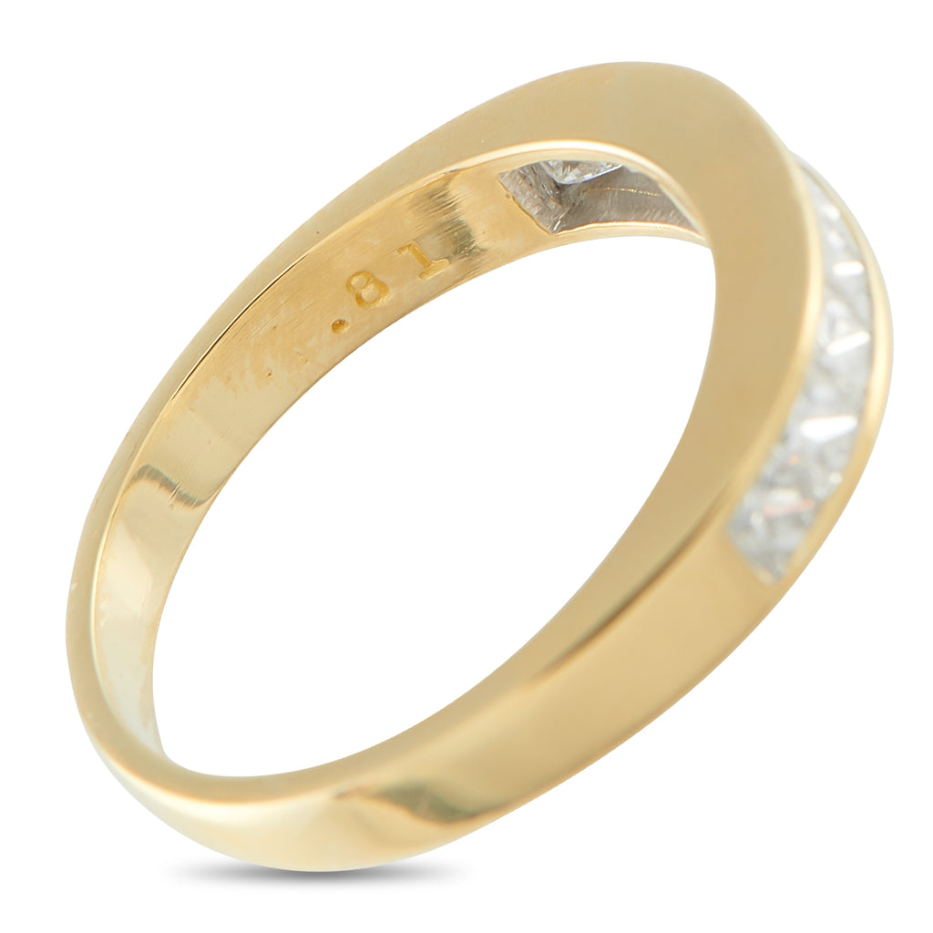 Tiffany & Co. 18K Yellow Gold 0.81ct Diamond Band