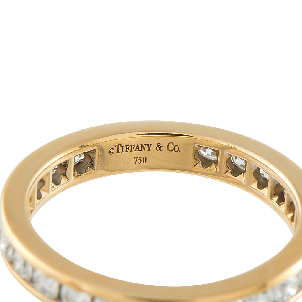 Tiffany & Co. 18K Yellow Gold 1.04ct Diamond Eternity Band