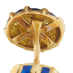 Tiffany & Co. 18K Yellow Gold Enamel Cufflinks