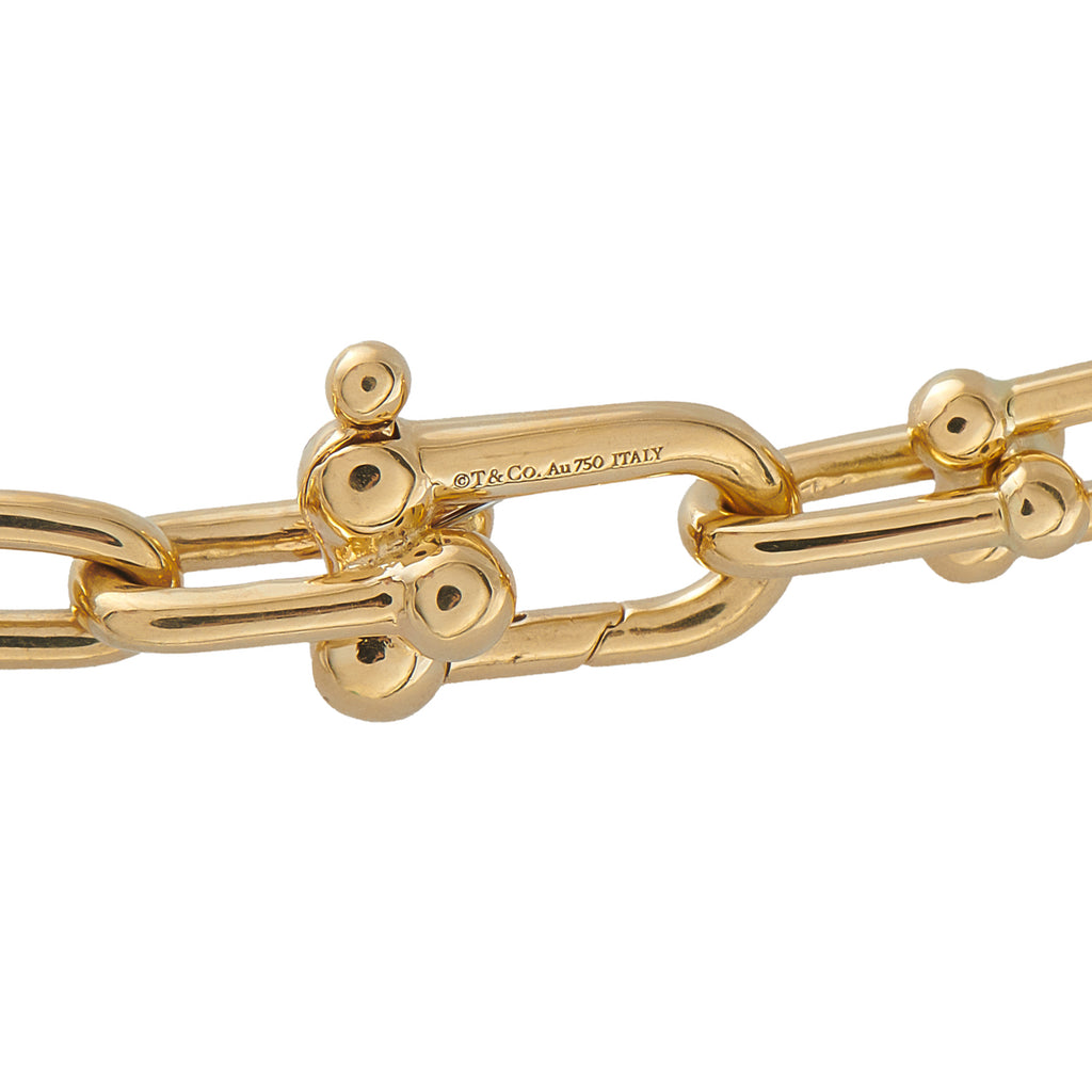 TIFFANY & CO. Tiffany & Co. 18K Yellow Gold Hardwear Single Wrap Necklace