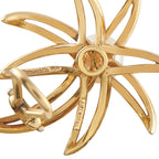 Tiffany & Co. Fireworks 18K Yellow Gold Pearl Clip-On Earrings