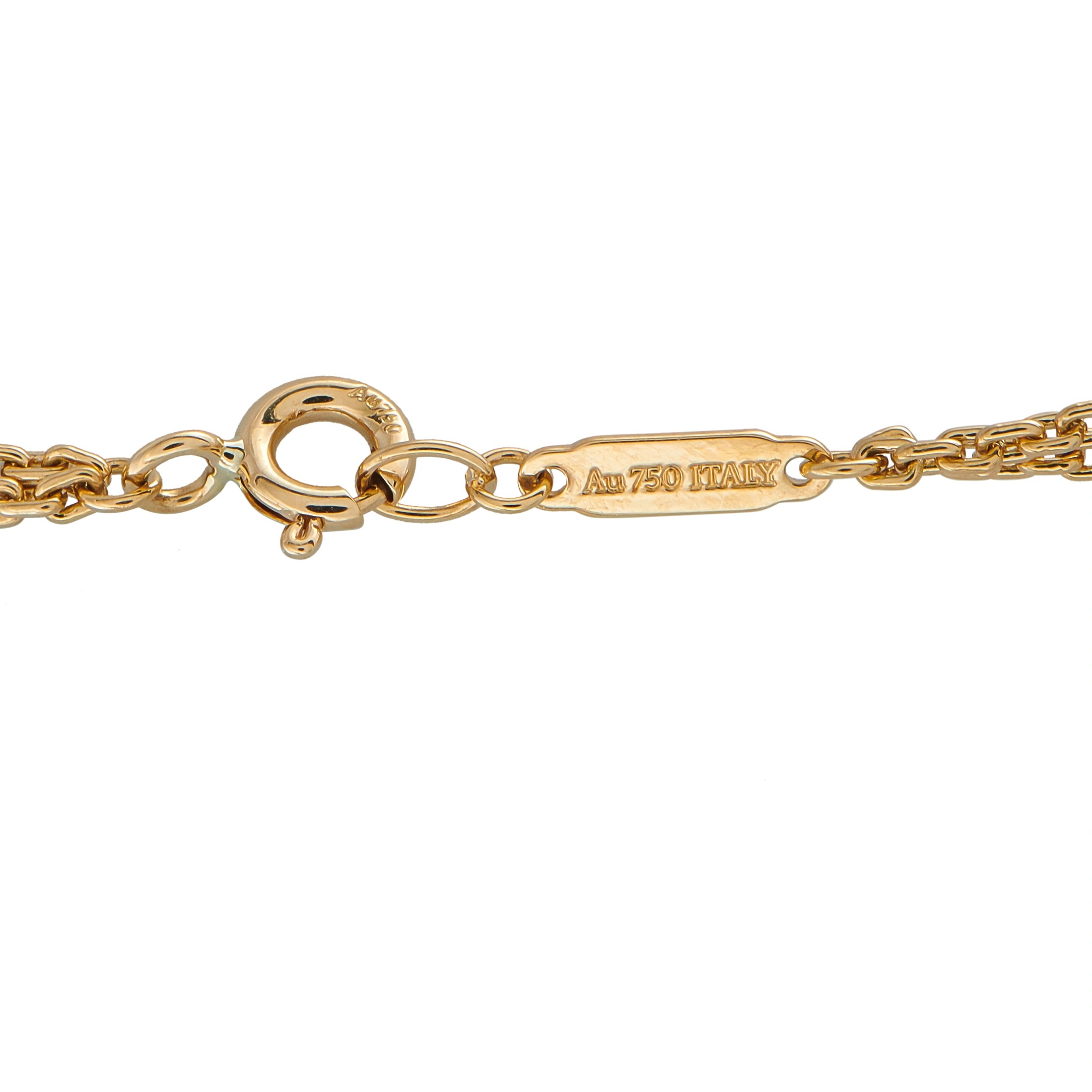 Tiffany & Co. HardWear 18K Yellow Gold Ruby Large Link Necklace