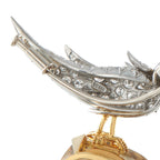 Tiffany & CO. Schlumberger Bird on a Rock brooch, silver bird with gold base