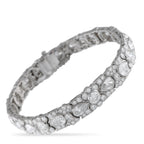 Tiffany & Co. Antique Platinum 19.5ct Diamond Art Deco Bracelet – This antique bracelet from Tiffany & Co