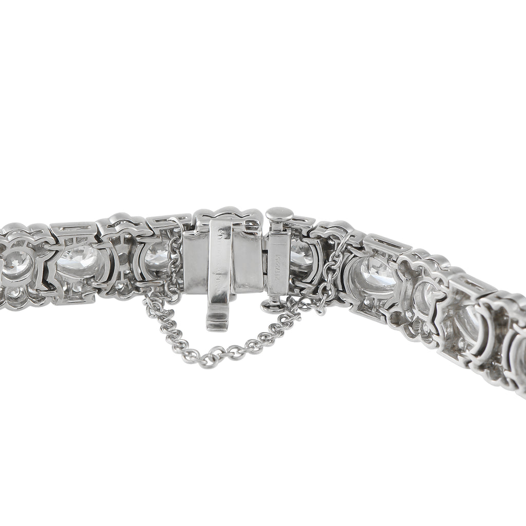 Tiffany & Co. Antique Platinum 19.5ct Diamond Art Deco Bracelet