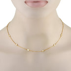 Tiffany & Co. Elsa Peretti Diamonds by the Yard 18K Yellow Gold 2.50ct Diamond Necklace