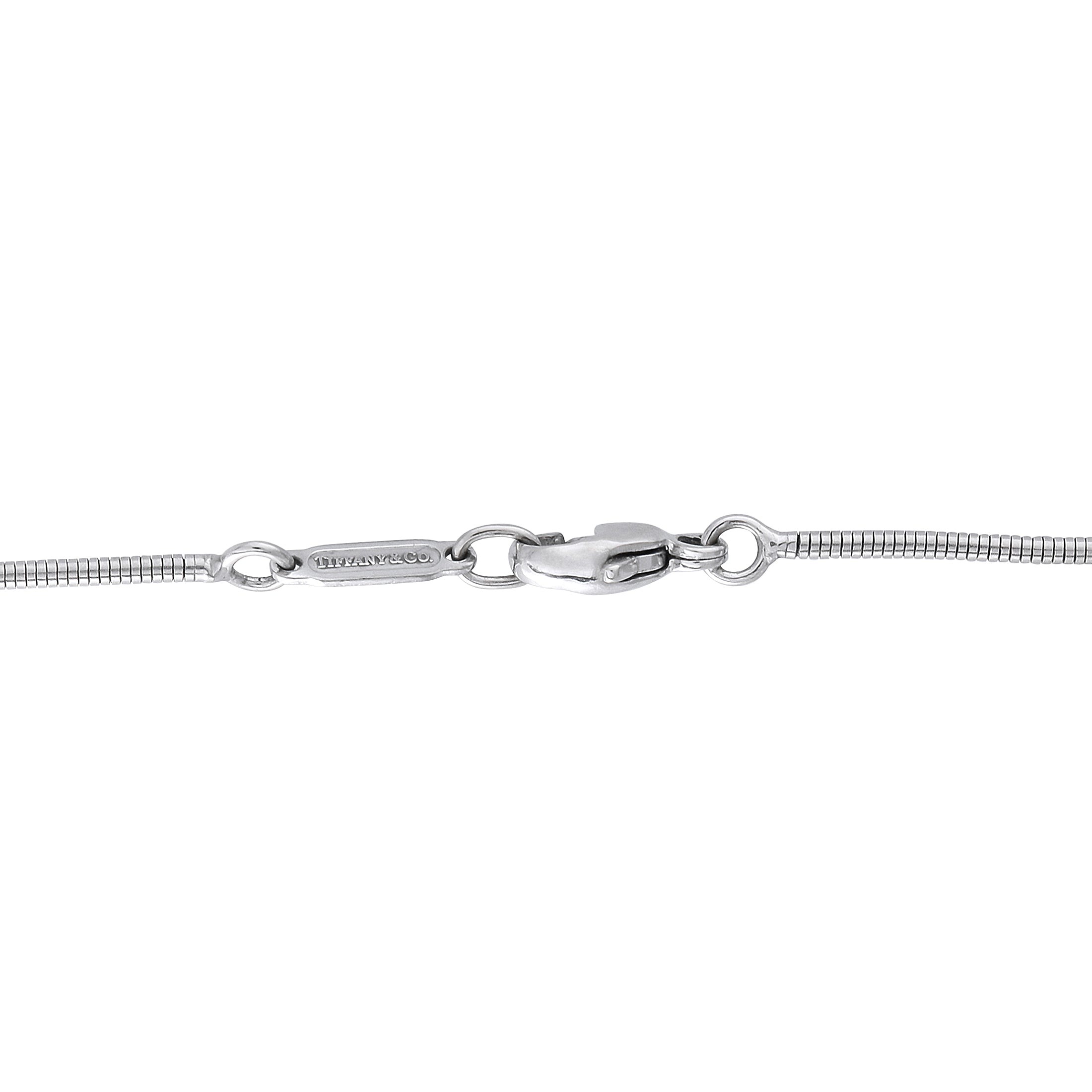 Tiffany & CO. Frank Gehry Platinum 0.60ct Diamond Torque Necklace