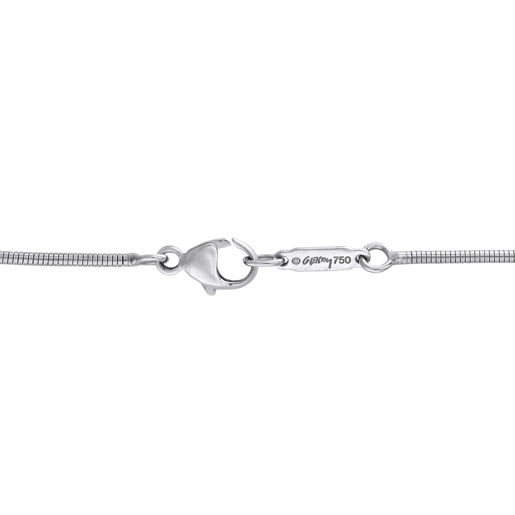 Tiffany & CO. Frank Gehry Platinum 0.60ct Diamond Torque Necklace