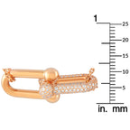 Tiffany & Co. HardWear 18K Rose Gold 0.74ct Diamond Necklace