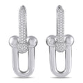 Tiffany & CO. HardWear diamond earrings in 18K white gold, pair