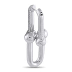 Tiffany & Co. HardWear 18K White Gold 1.18ct Diamond Earrings