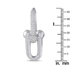 Tiffany & Co. HardWear 18K White Gold 1.18ct Diamond Earrings