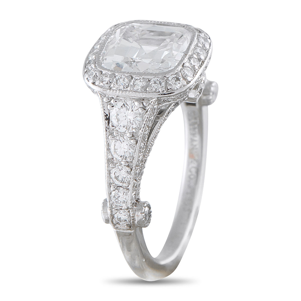 Tiffany & Co. Legacy Platinum 2.56ct Diamond Ring