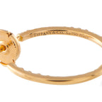Tiffany & Co. Metro 18K Yellow Gold 0.50ct Diamond Hoop Earrings