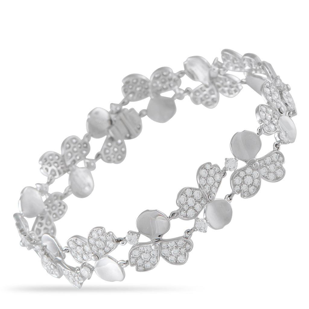 Tiffany & Co. Paper Flowers Platinum 4.26ct Diamond Bracelet – This Tiffany & Co