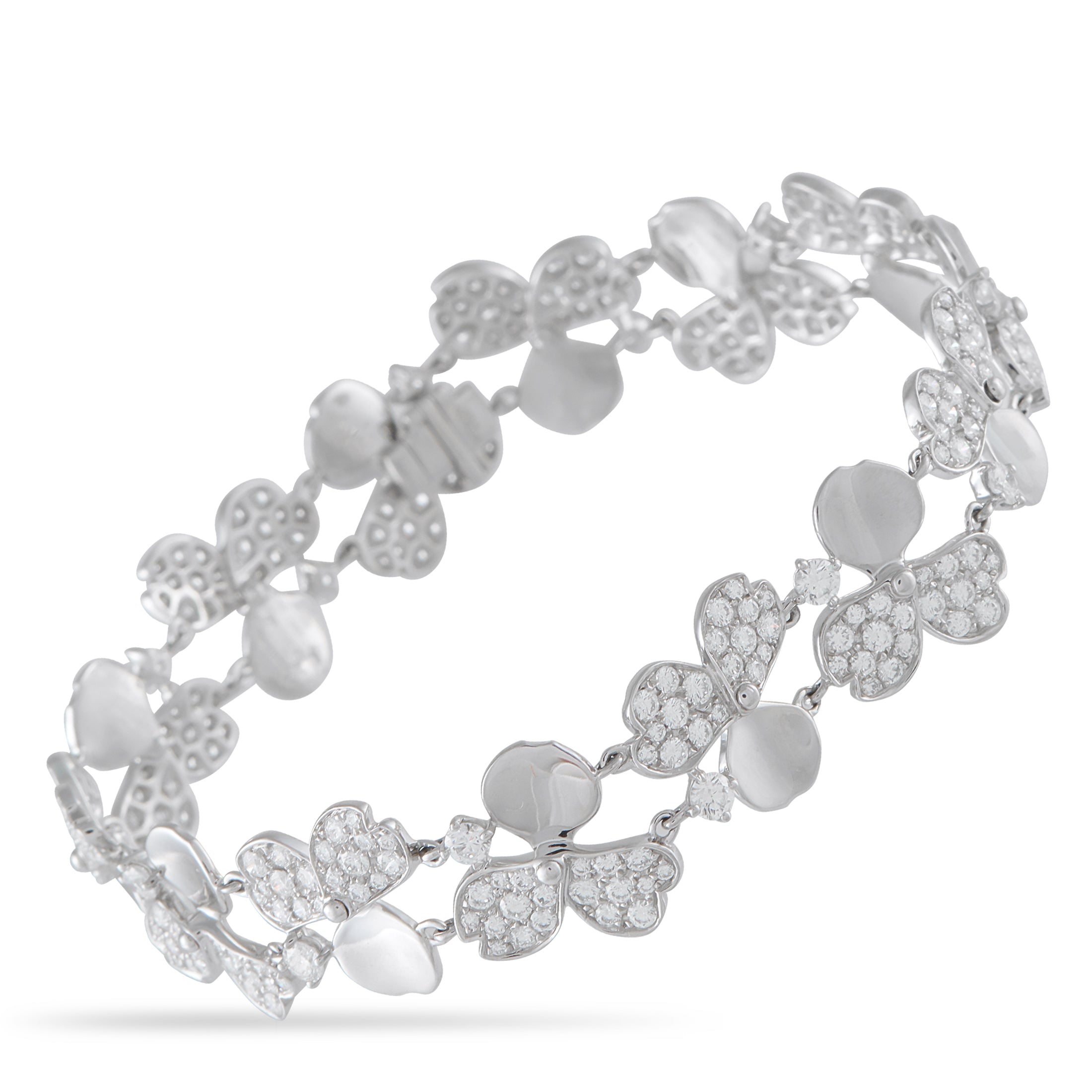 Tiffany & Co. Paper Flowers Platinum 4.26ct Diamond Bracelet – This Tiffany & Co